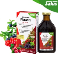 【包邮包税】保税直发 德国红版Floradix 铁元孕妇成人补铁补血圣品500ml气柱包装