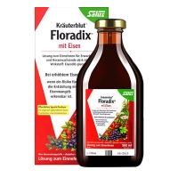 德国直邮 德国Salus Floradix红版铁元 孕妇成人补铁补气补血圣品红铁 500ml 气柱包装