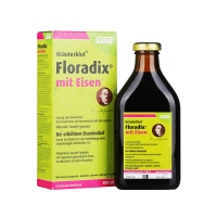 德国直邮 德国Salus Floradix绿版铁元 孕妇成人补铁补气补血圣品绿铁 500ml 气柱包装