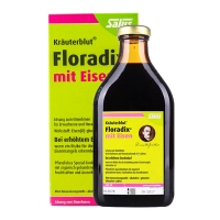 德国直邮 德国Salus Floradix绿版铁元 孕妇成人补铁补气补血圣品绿铁 500ml 气柱包装