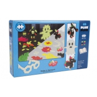 Build and Glow in the Dark Building Blocks Set 360 Pieces Multi-Colour