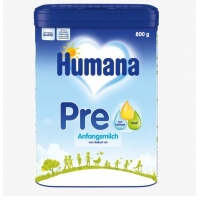 德国直邮 瑚玛娜 Humana pre段 益生元配方奶粉 原装进口 800g